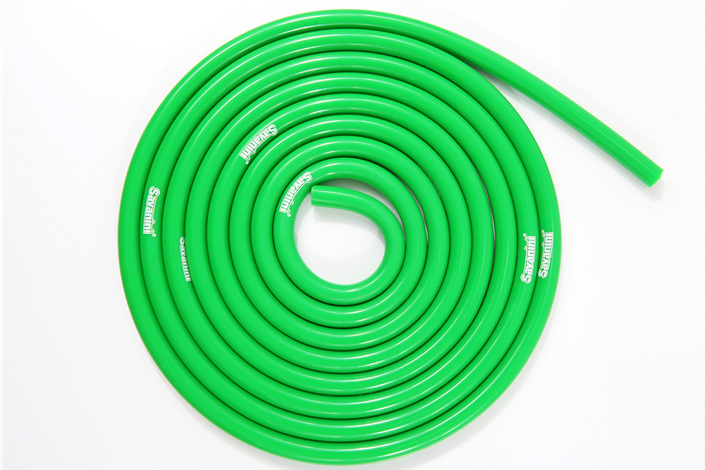 SAVANINI HIGH-QUALITY ENVIONMENTAL SILICONE VACUUM HOSE FOR CAR MODIFIED PARTS GREEN COLOR