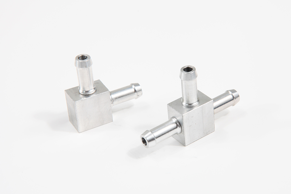 VACCUM HOSE CONNECTOR T WAY 2 WAYS ALUMINUM 