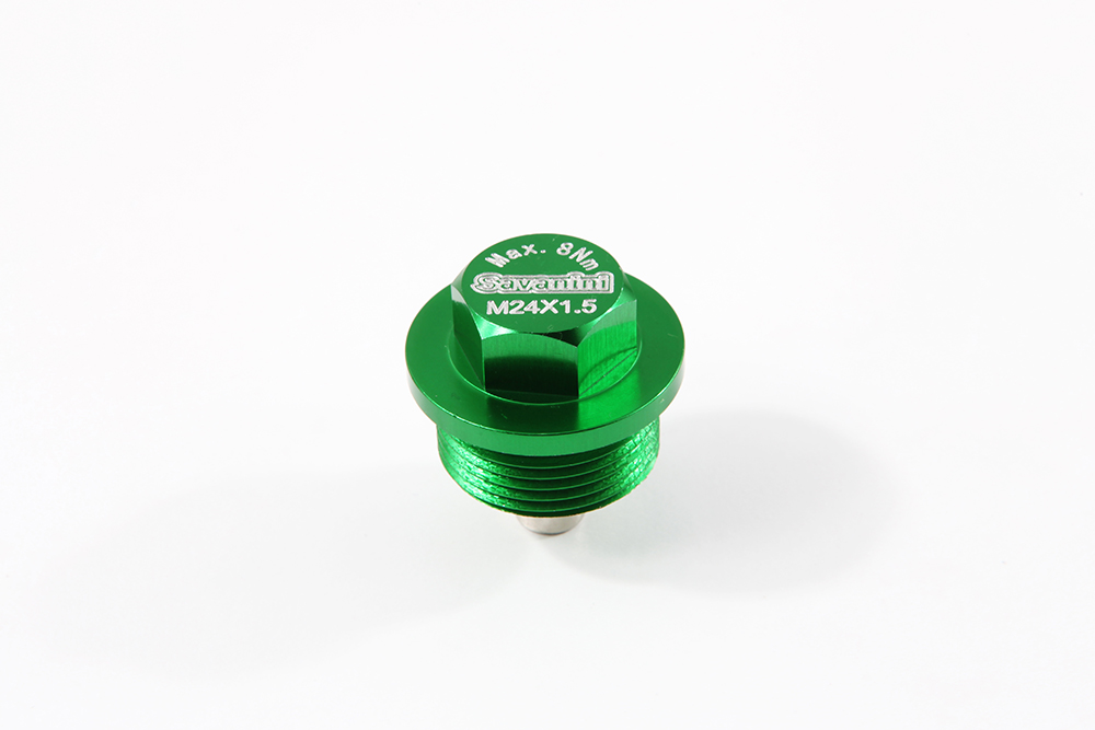 M24*1.5 ALUMINUM MAGNETIC OIL PAN NUT DRAIN OIL PLUG FOR BMW 3 SERIES N20 ENGINE