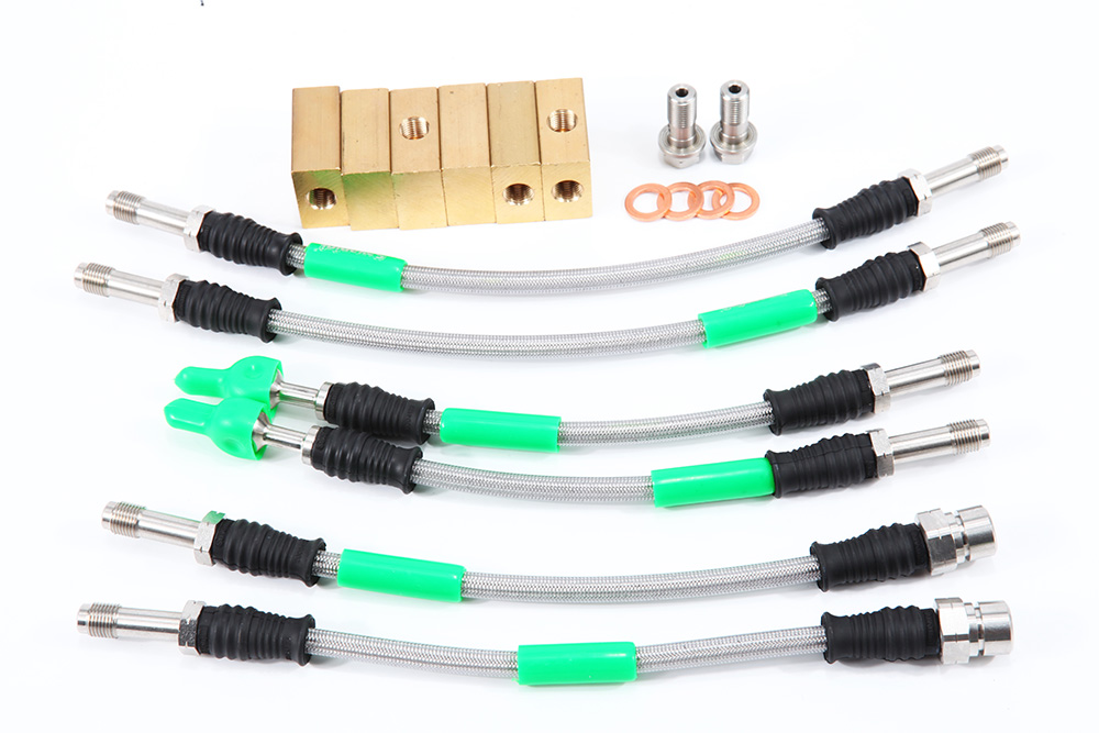 REAR STAINLESS STEEL BRAKE LINE FOR INFINITI G37