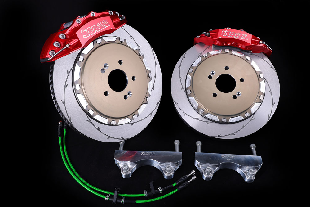 Subaru BRZ 22 rear small two piston dual caliper kit (355 discs to 344)